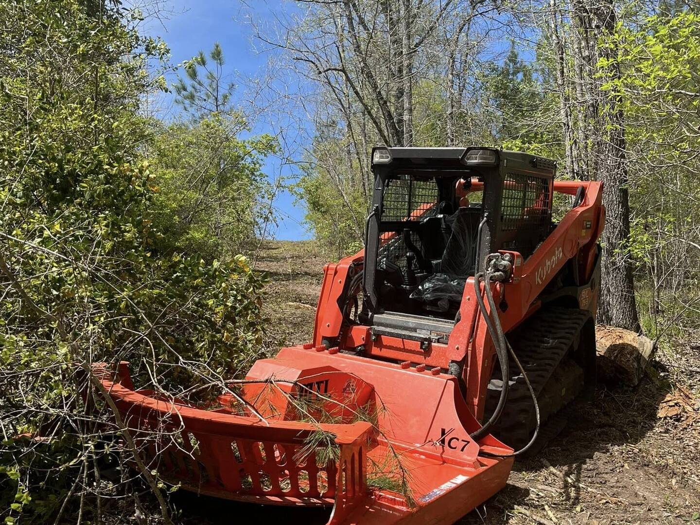 equipment clearing site